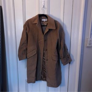Dark Tan Vintage Coat